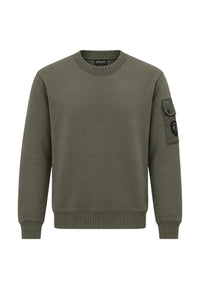 Maglione da Uomo In Cotone e Scuba Blauer Nero Inchiostro