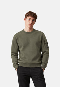 Maglione da Uomo In Cotone e Scuba Blauer Nero Inchiostro