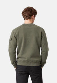 Maglione da Uomo In Cotone e Scuba Blauer Nero Inchiostro