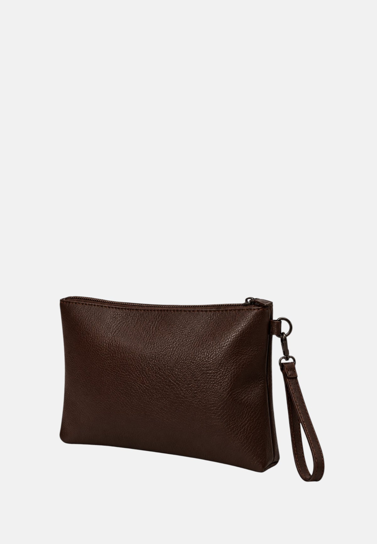 Blauer Pochette Da Uomo in ecopelle Dark Brown