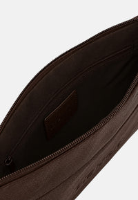 Blauer Pochette Da Uomo in ecopelle Dark Brown