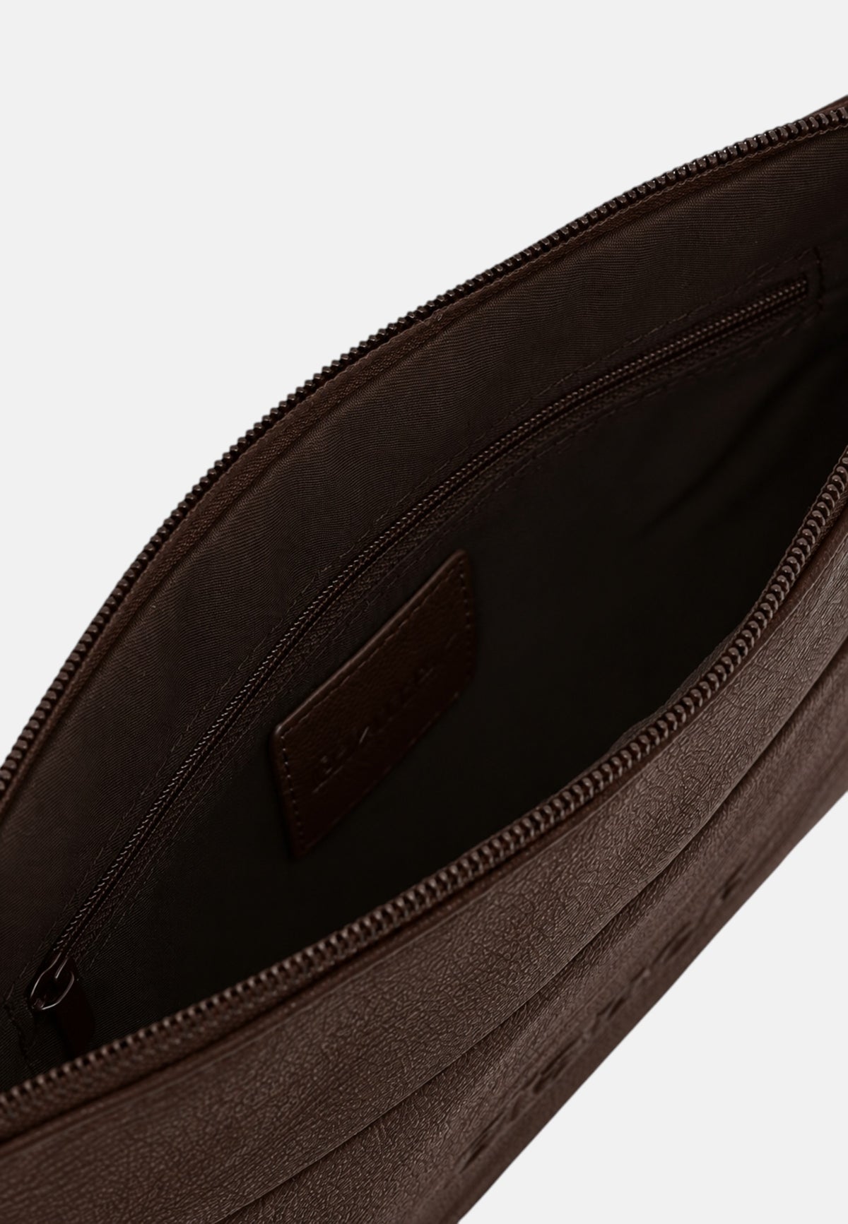 Blauer Pochette Da Uomo in ecopelle Dark Brown