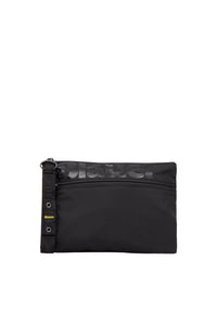 Blauer Pochette Da Uomo in ecopelle Uomo Black