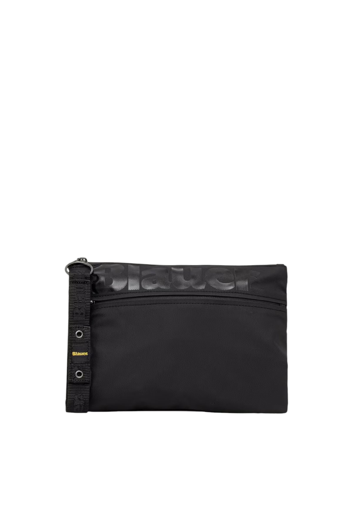 Blauer Pochette Da Uomo in ecopelle Uomo Black