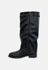 Stivali Neri da Donna in Pelle GOLD&GOLD Nero