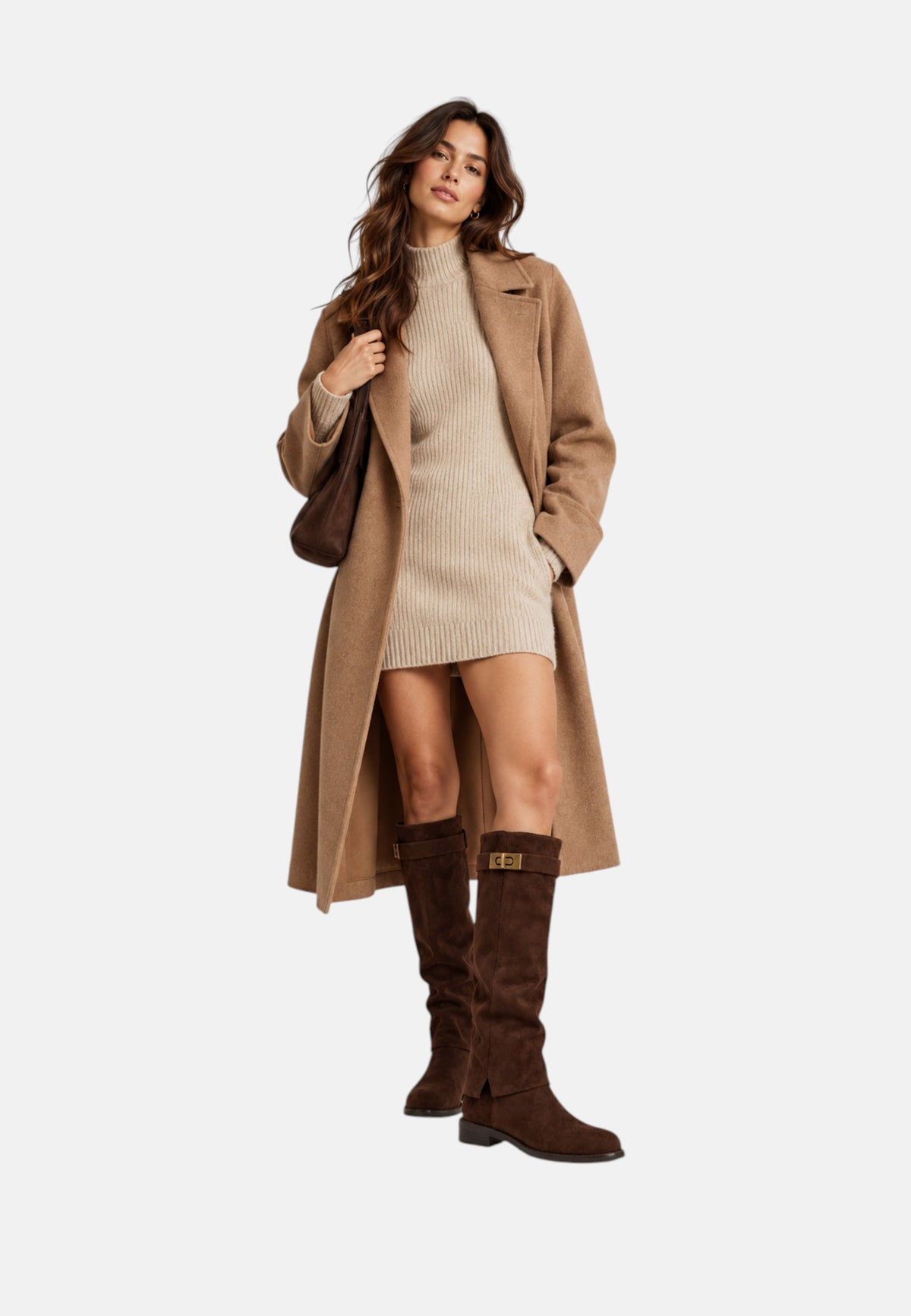 Stivali Neri da Donna in Pelle GOLD&GOLD Caffe