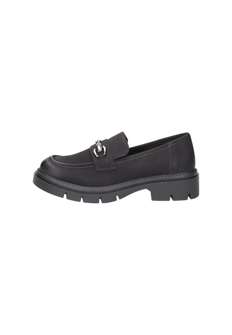 Mocassino Donna in Pelle Gold&Gold Nero