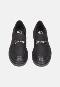 Mocassino Donna in Pelle Gold&Gold Nero