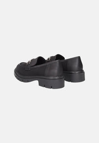 Mocassino Donna in Pelle Gold&Gold Nero