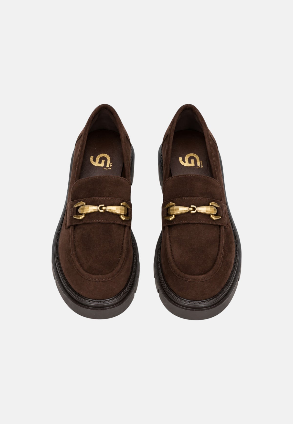 Mocassino Donna in Pelle Gold&Gold Caffe