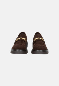 Mocassino Donna in Pelle Gold&Gold Caffe