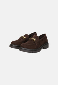 Mocassino Donna in Pelle Gold&Gold Caffe
