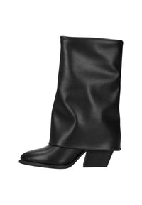 Stivali Neri in Pelle Da Donna GOLD&GOLD Nero