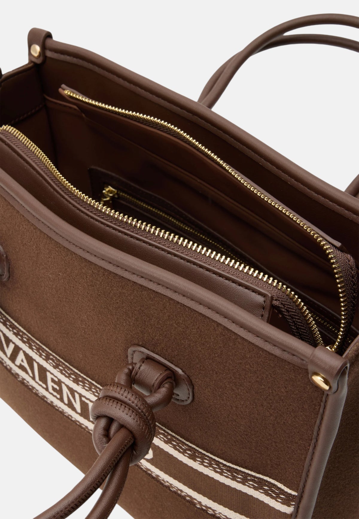 Borsa a Mano con Tracolla da Donna Valentino Caffe