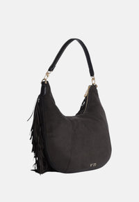 Borsa a Tracolla da donna con Frange V73 Moro