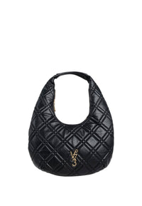 Borsa a Tracolla da donna con Frange V73 Nero