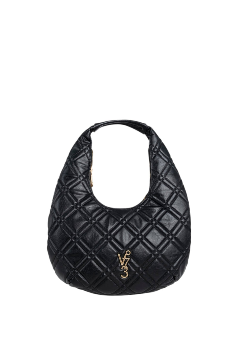 Borsa a Tracolla da donna con Frange V73 Nero