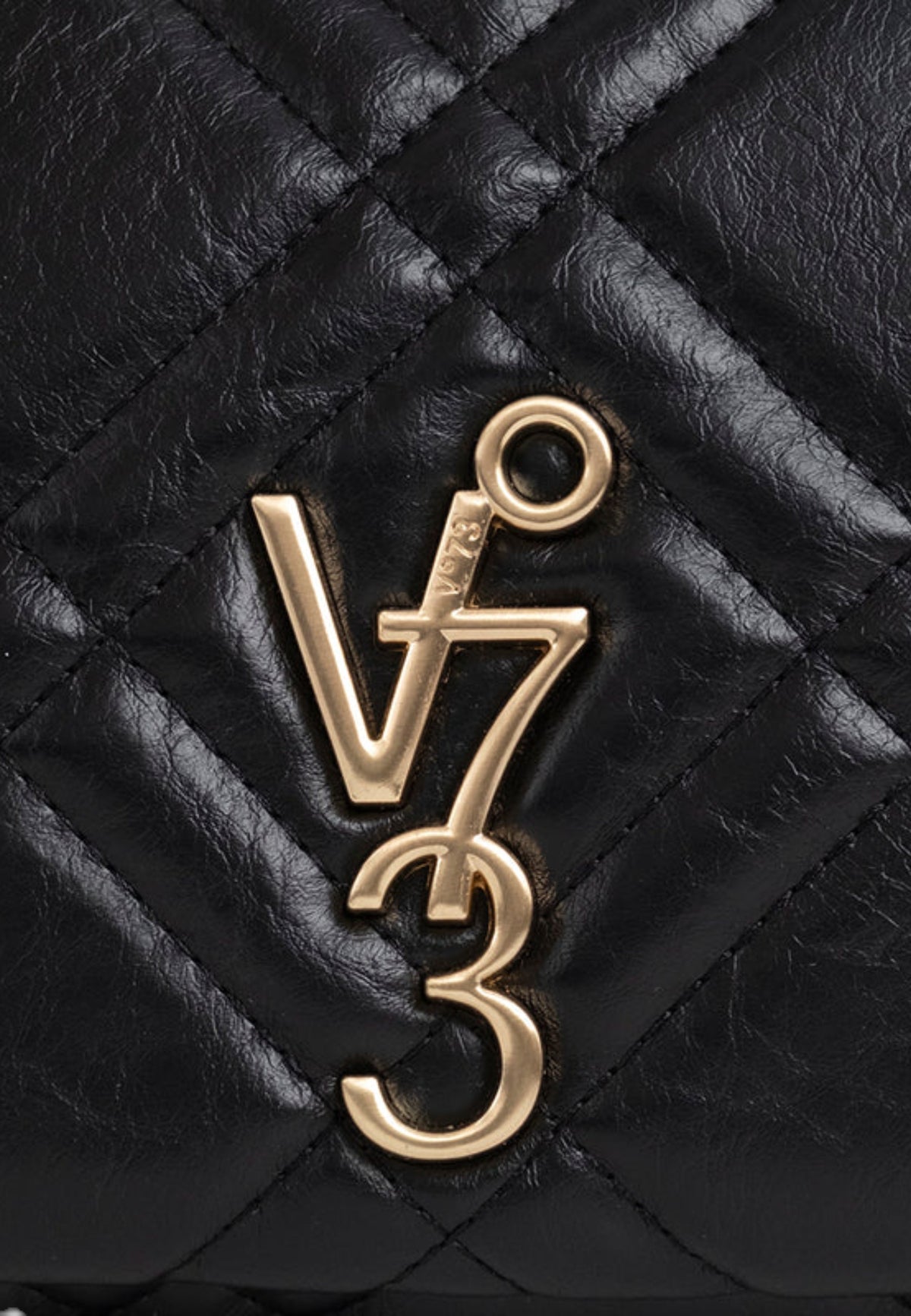 Borsa a Tracolla da donna con Frange V73 Nero