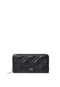 Portafogli da Donna in Ecopelle con Logo V73 Nero