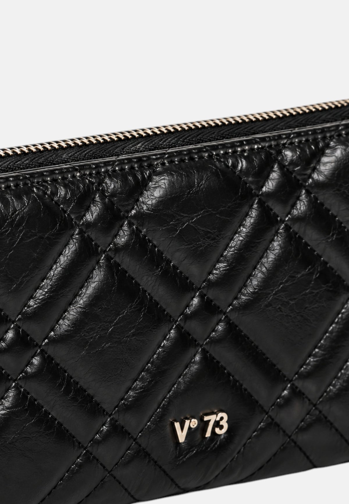 Portafogli da Donna in Ecopelle con Logo V73 Nero