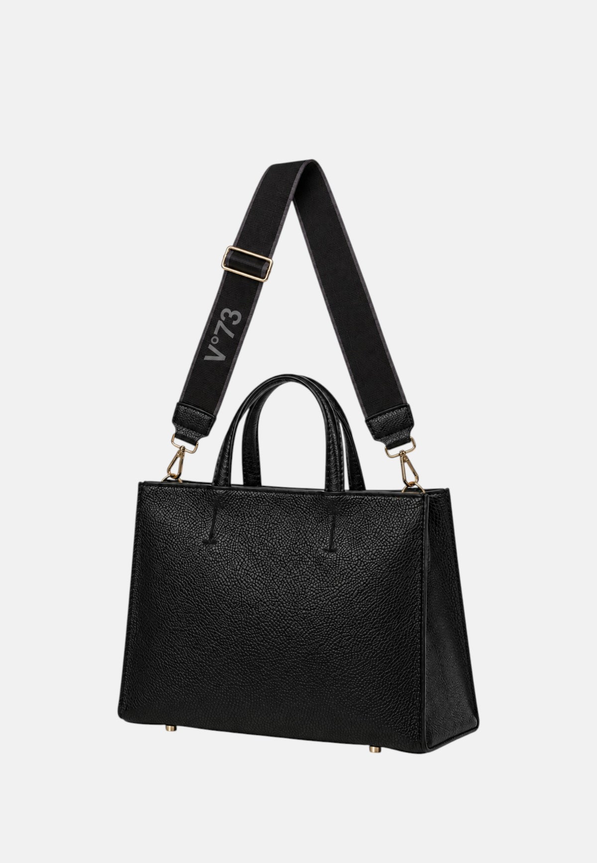 Borsa a Mano con tracolla da Donna V73 Nero
