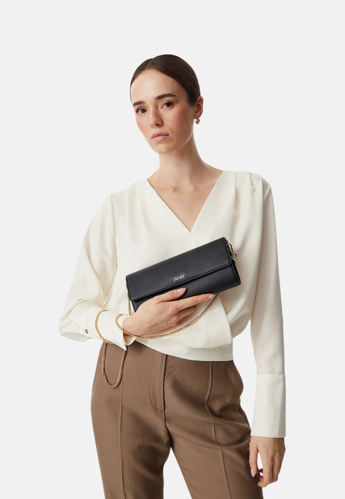 Pochette con tracolla removibile da donna Liu Jo Nero