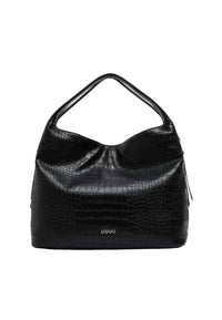 Borsa a spalla Donna Liu Jo effetto Cocco Nero