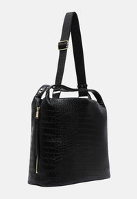 Borsa a spalla Donna Liu Jo effetto Cocco Nero