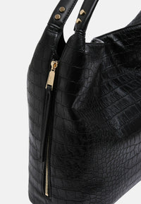 Borsa a spalla Donna Liu Jo effetto Cocco Nero
