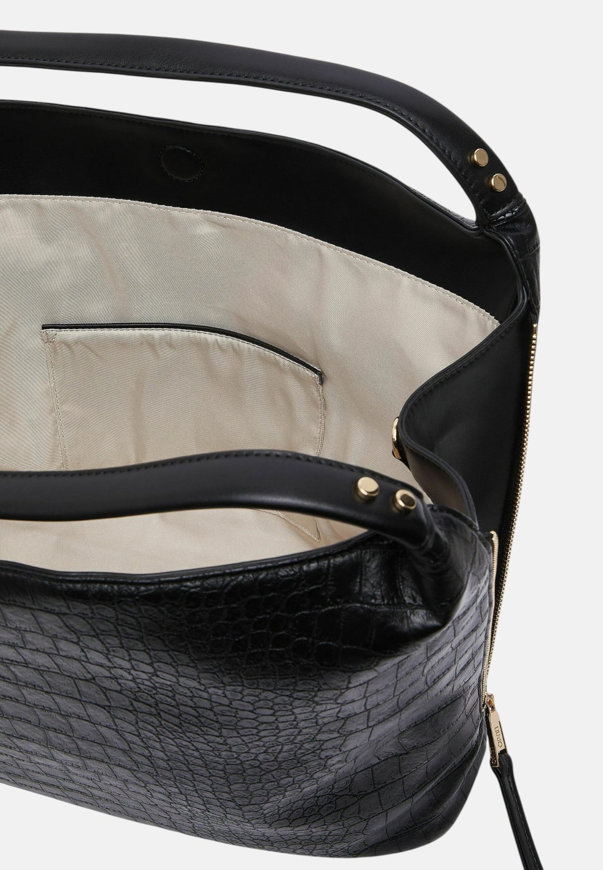 Borsa a spalla Donna Liu Jo effetto Cocco Nero