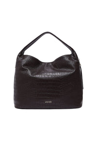 Borsa a spalla Donna Liu Jo effetto Cocco Deep Brown