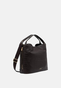 Borsa a spalla Donna Liu Jo effetto Cocco Deep Brown
