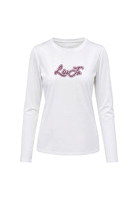 Felpa con logo da donna Liu Jo Bianco