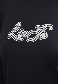 Felpa con logo da donna Liu Jo Nero