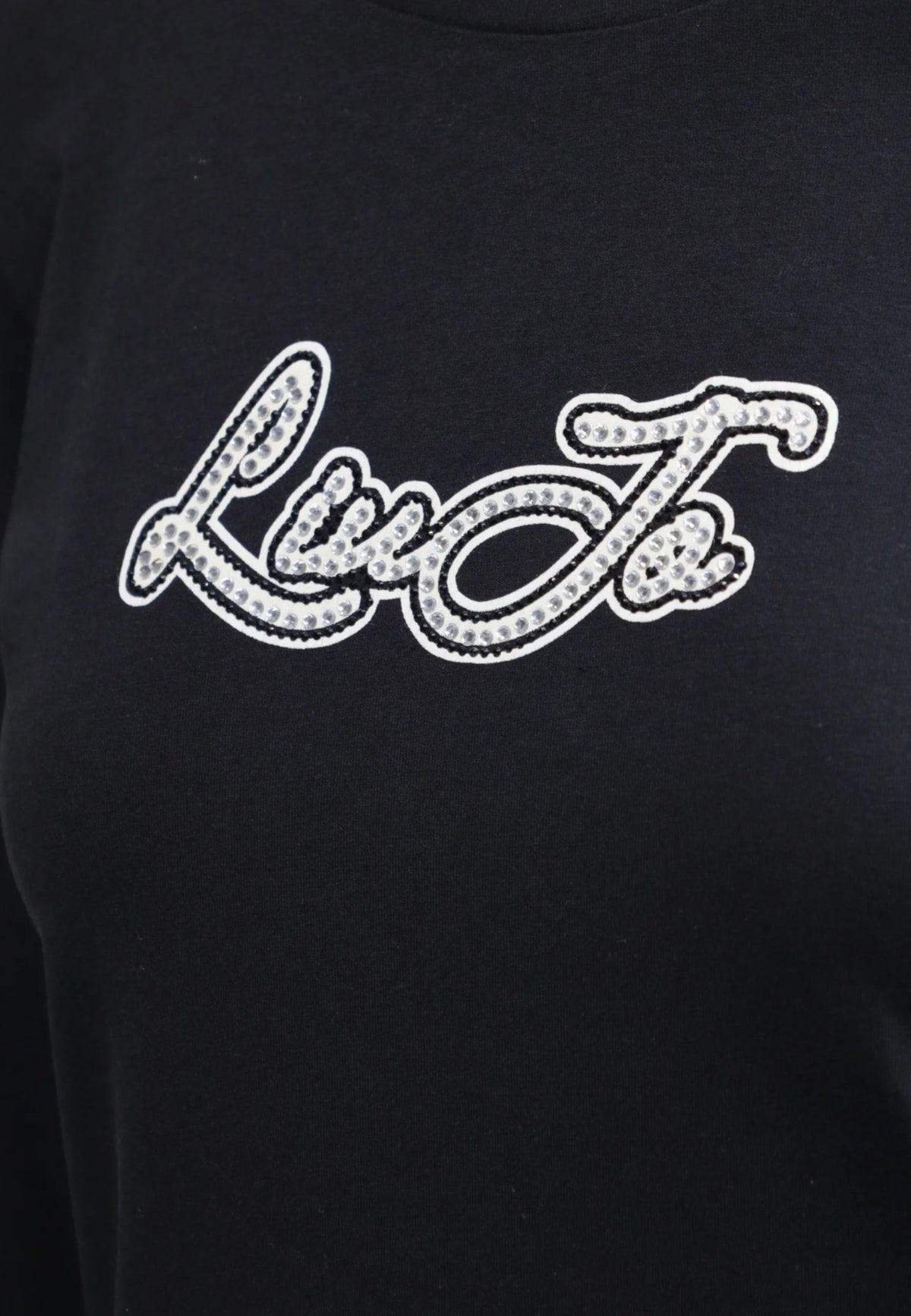 LIU JO long-sleeve T-shirt da donna Nero