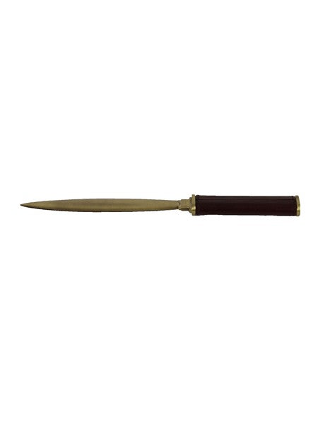 TagliaCarte Con Manico In Pelle The Bridge Cuoio