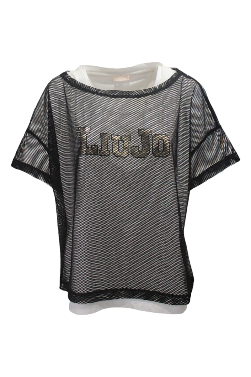 T-Shirt Retinata Donna Liu Jo TA4181J4660