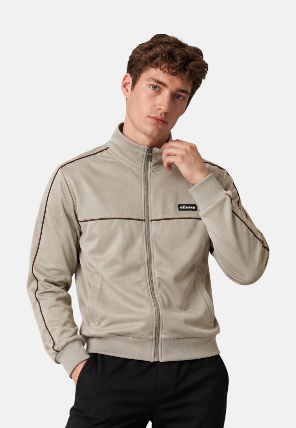 Felpa chiusa con zip da Uomo ELLESSE