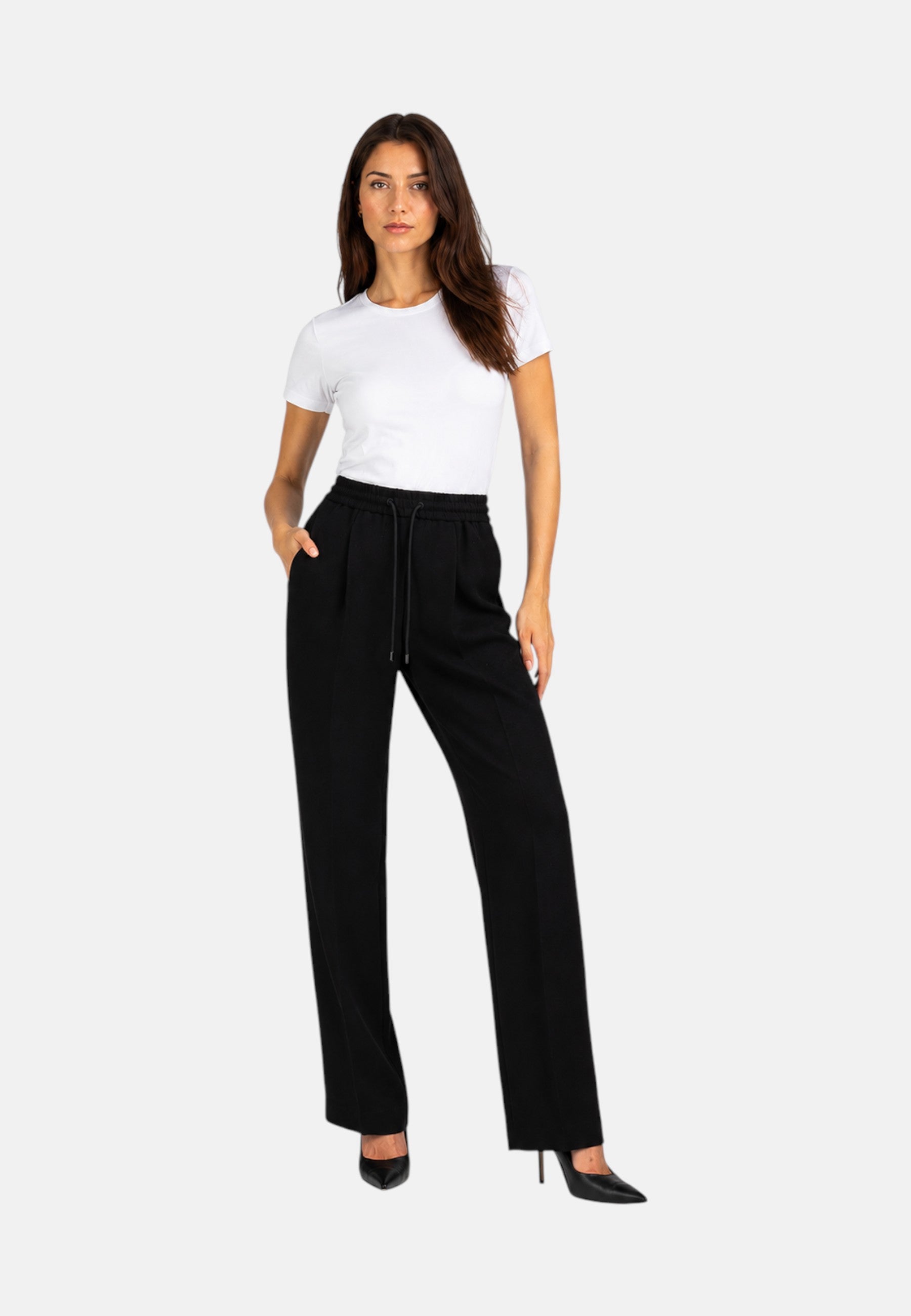 Pantalone Neri da donna Michael Kors con coulisse