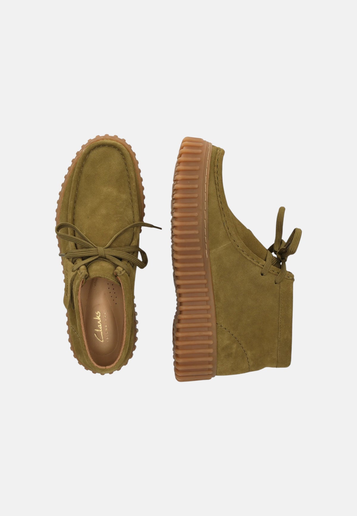 OLIVE SUEDE
