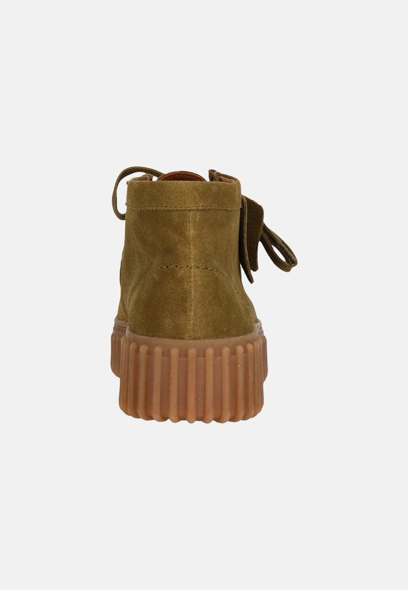 OLIVE SUEDE