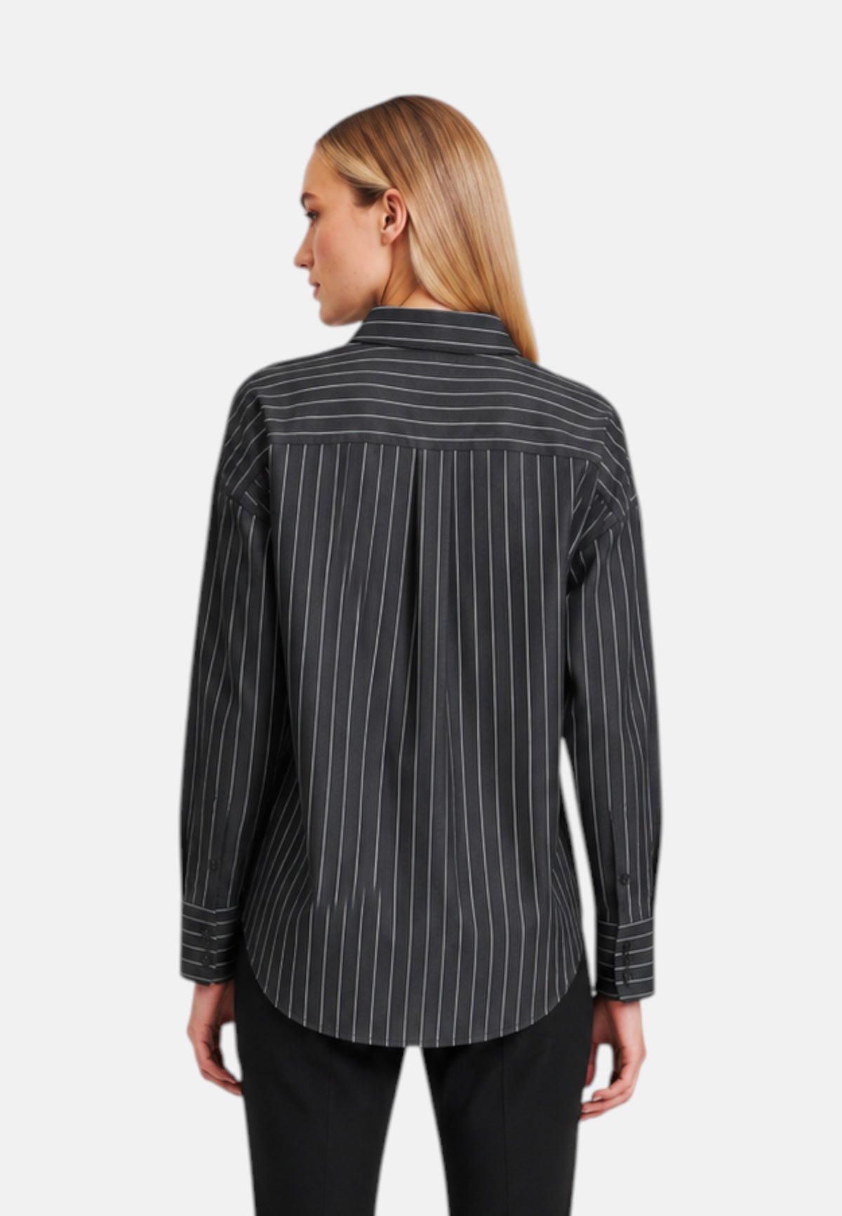 Camicia in cotone a righe Da Donna Sun68