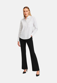 Camicia in cotone a righe Da Donna Sun68